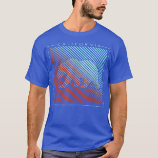 Trendy California Bear Neon Box Up T Shirt