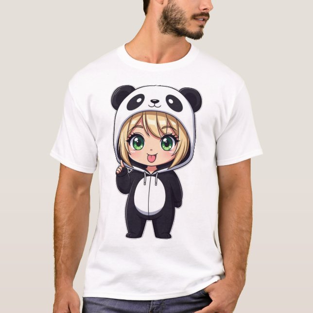 Trendy Chibi Cute T Shirt (Framsida)