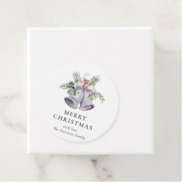 Trendy Christmas Bell Party Elegant Holidays Gåvor Etiketter