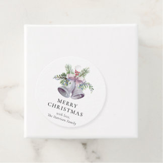 Trendy Christmas Bell Party Elegant Holidays Gåvor Etiketter