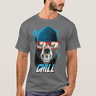Trendy Cool Bear Chill Poster Premium  T Shirt
