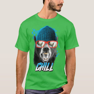 Trendy Cool Bear Chill Poster  T Shirt