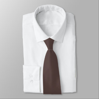 Trendy Dark Mocha Brown - Neck Tie Slips