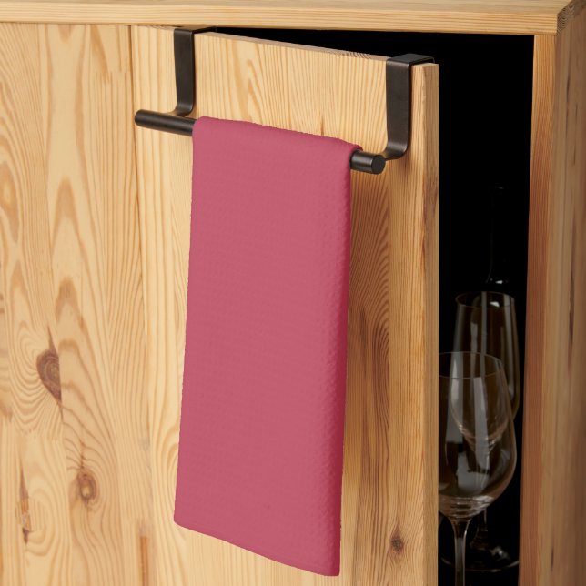 Trendy Deep Raspberry Red - Kitchen Towel Kökshandduk (Thirds Fold)