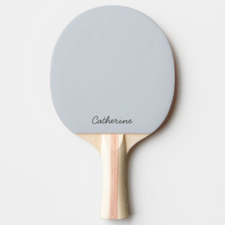 Trendy Dusty Bluish Gray Custom Ping Pong Paddle Pingisracket