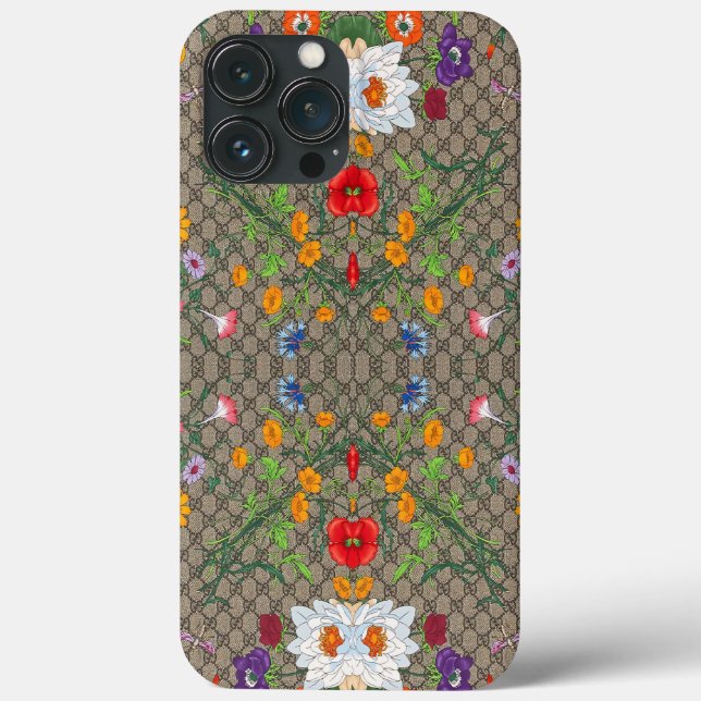 trendy floral design for your phone (Baksida)