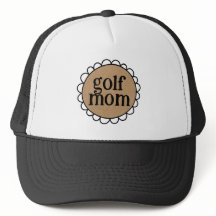 Trendy GOLF MOM Scalloped Edge