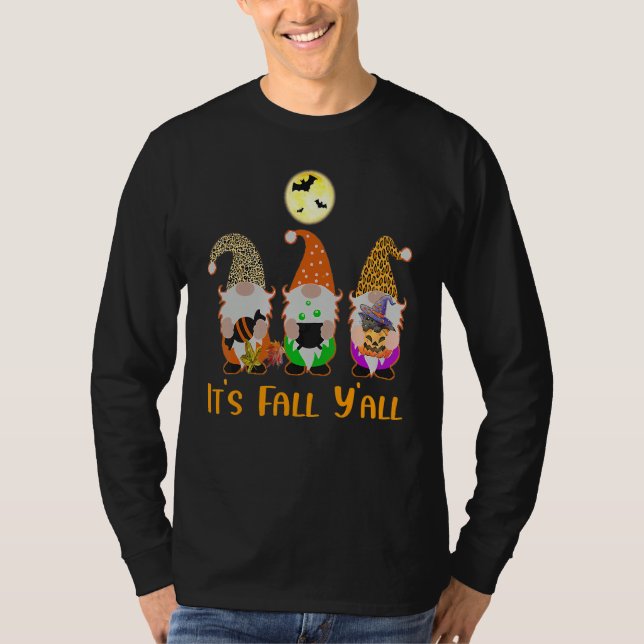 Trendy Graphic Women Graphic It's Fall Yall Cat Mo T Shirt (Framsida)