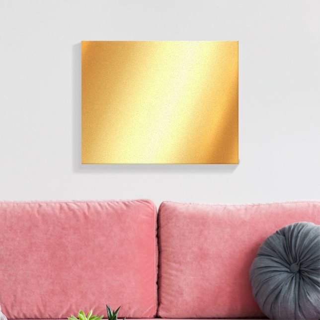 Trendy Horizontal Gold Background For Your Photo Canvastryck (Insitu (Vardagsrum))