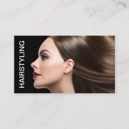 Trendy Independent Hairstylist Business Cards Visitkort