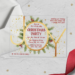 Trendy Joy Pine Boughs Wreath Christmas Party