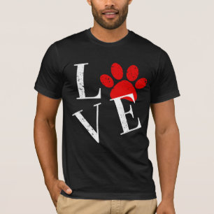 TRENDY LOVE DOG PAW T-Shirt blir