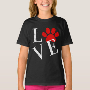 TRENDY LOVE DOG PAW  T-Shirt blir