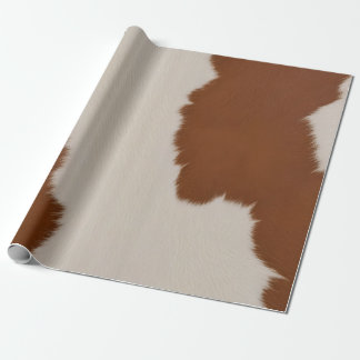 Trendy Luxury Elegant Faux Cow Leather Collection Presentpapper