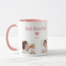 Trendy Modern Mother Best Mom Ever Keepsake
