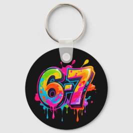 Trendy Modern Teen IYKYK 6-7 67 KeyChain Nyckelring