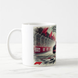 trendy mok met formule 1 kaffemugg