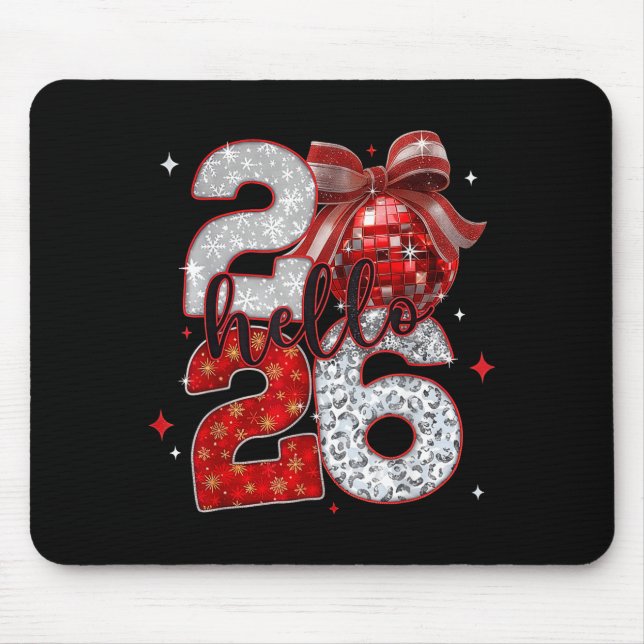 Trendy New Year’s Eve Hello 2026 Happy New Year Fa Musmatta (Framsidan)