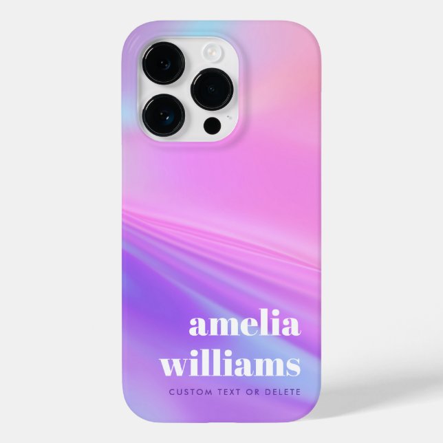 Trendy pink purple pastel gradient (Baksida)