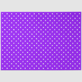 Trendy Purple With Irregular White Polka Dots