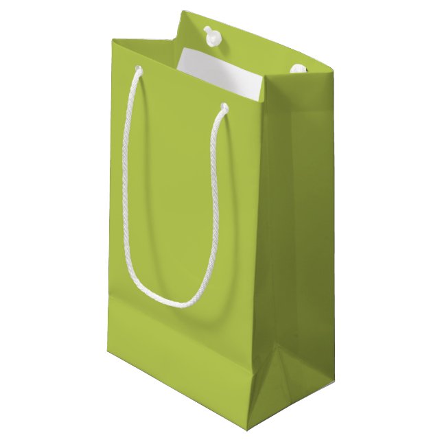 Trendy Soft Chartreuse Gift Bag (Framsidan Vinklad)