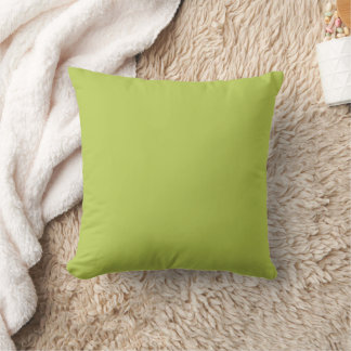 Trendy Soft Chartreuse Throw Pillow Kudde
