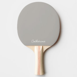 Trendy Soft Gray-Beige  Custom Ping Pong Paddle Pingisracket