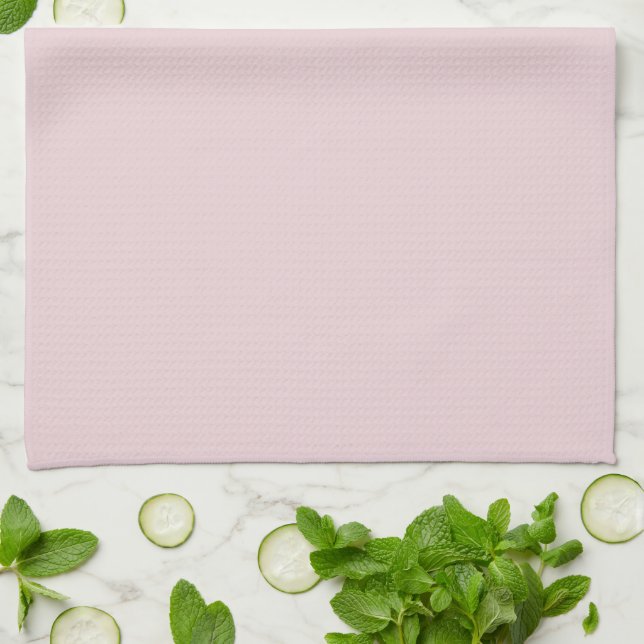 Trendy Soft Pastel Pink - Kitchen Towel Kökshandduk (Vikta)