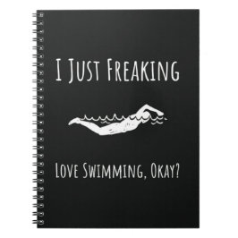 Trendy Swim Team Gifts Swimmer Swimming Sports Anteckningsbok