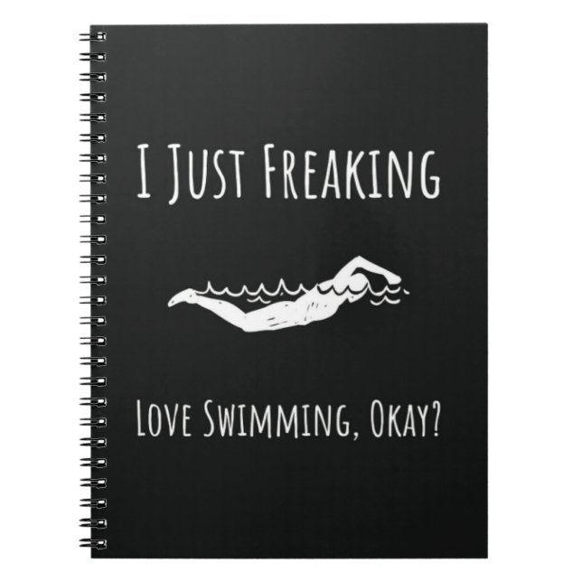 Trendy Swim Team Gifts Swimmer Swimming Sports Anteckningsbok (Framsidan)