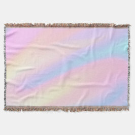 Trendy Unique pastel Pink Blue abstract waves Filt