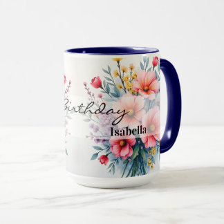 Trendy Wildflowers Beautiful Luxury Collection Mugg