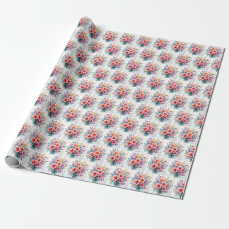 Trendy Wildflowers Beautiful Luxury Collection Presentpapper