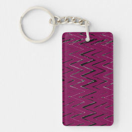Trendy Wine Zigzag Abstract Design