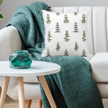 Trendy Winter | Christmas Tree Pattern Kudde<br><div class="desc">Trendy Winter | Christmas Tree Pattern</div>