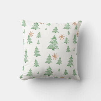 Trendy Winter Unique Christmas Tree Stars Kudde