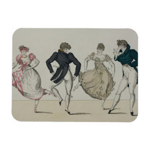 "Trenisen" Quadrille, pläterar 19 från 'Le Bon Magnet