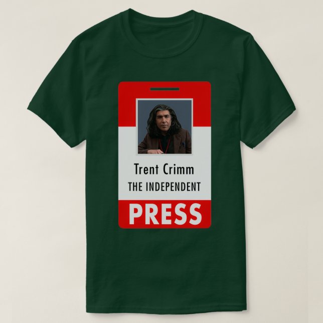 Trent Crimm ID-kort 2 T Shirt (Design framsida)