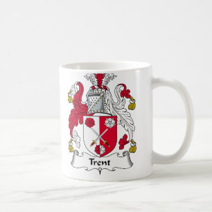 Trent familjvapensköld kaffemugg