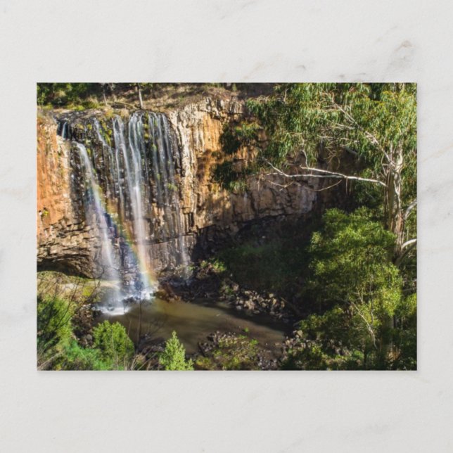 Trentham Falls Melbourne Victoria Australien Vykort (Framsida)