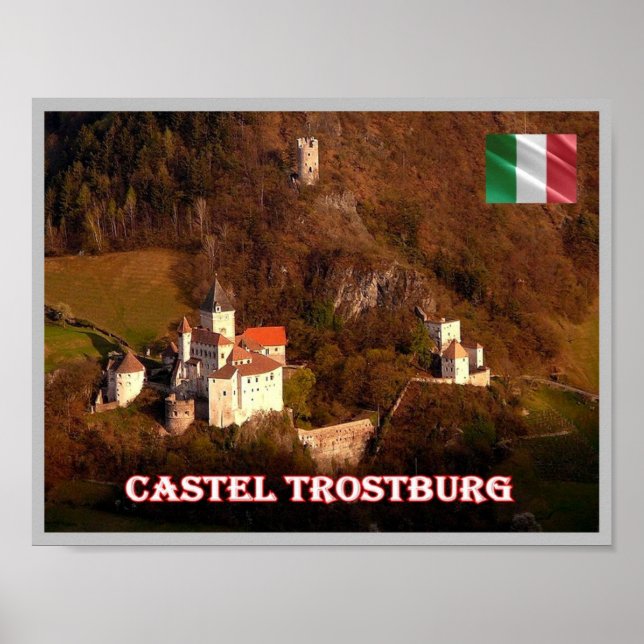 Trentino Alto Adige Südtirol - Castel Trostburg - Poster (Framsidan)