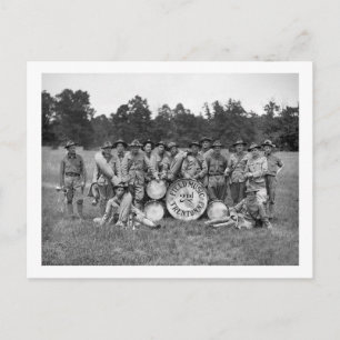 Trenton N.J. Militärt band: tidigt 1900-talet Vykort