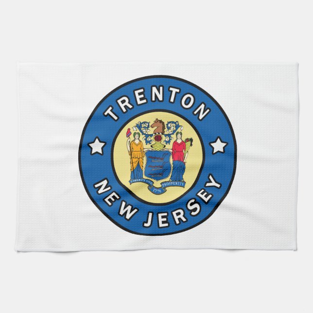 Trenton New Jersey Kökshandduk (Horisontell)