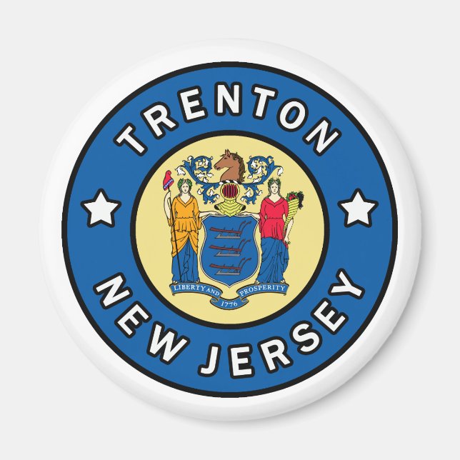 Trenton New jersey Magnet (Framsidan)
