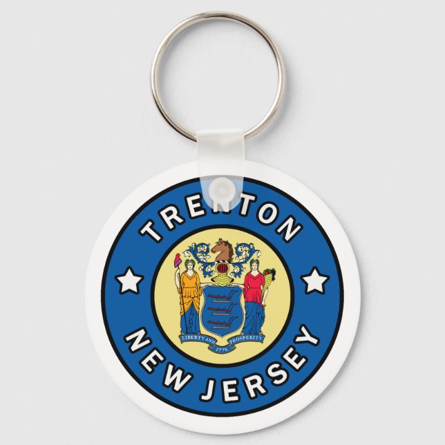Trenton New jersey Nyckelring (Framsida)