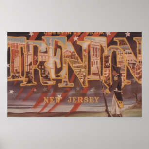 Trenton, New jersey (revolutionär) Poster