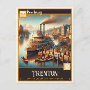 Trenton, New Jersey Vintage Vykort