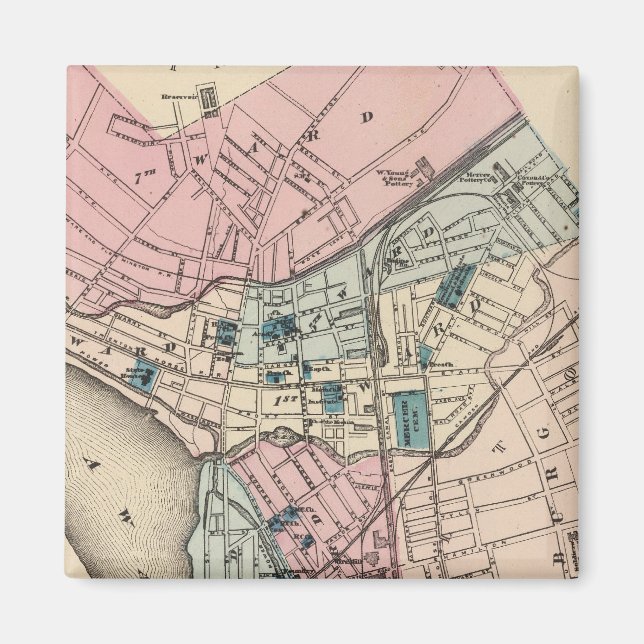 Trenton, NJ Magnet (Framsidan)