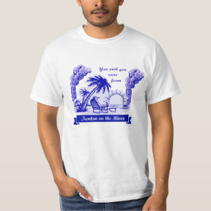 Trenton on on the River Sunning av Stacks T Shirt