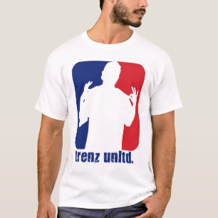 Trenz Unltd. Rött & blått Poppin förse med krag Tee Shirt